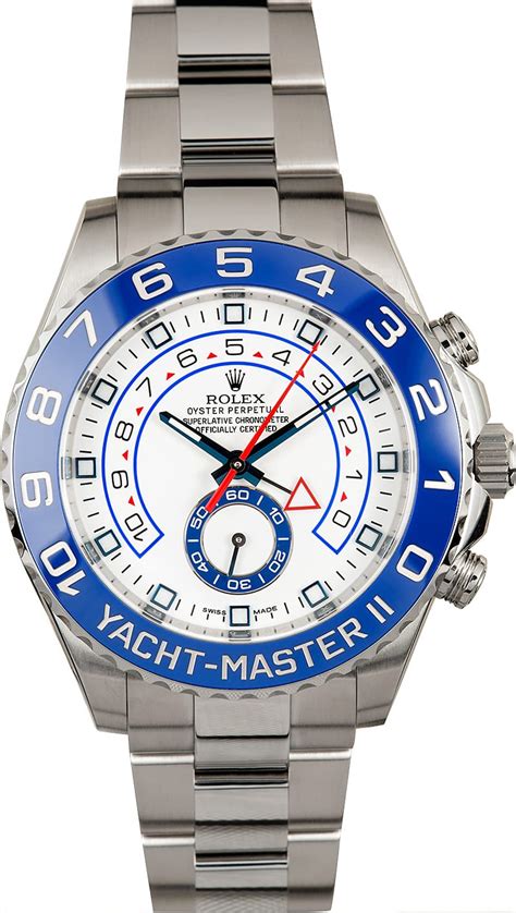 rolex stainless steel yachtmaster ii|rolex yacht master ii cost.